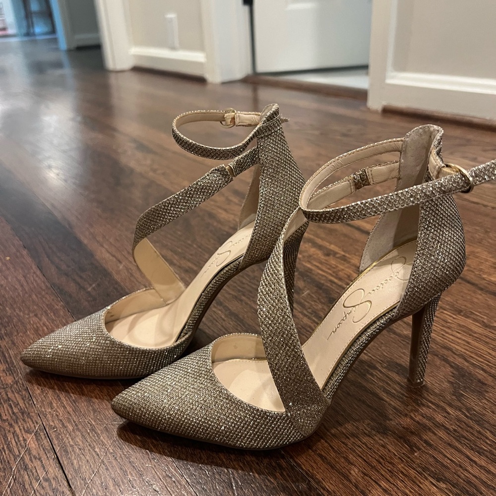 Gold heels